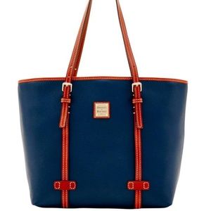 NWT Dooney & Bourke East West Tote Dark Blue